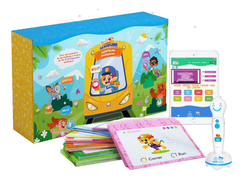Kit original FamyHub Learning: libros, tarjetas y materiales educativos